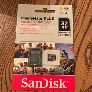 Sandisk imagemate plus 32gb microsdhc uhs-1 card
